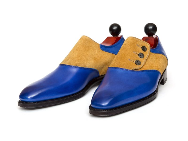 j fitzpatrick footwear collection 21 april 2017 aurora sky blue calf yellow suede lpb last 03