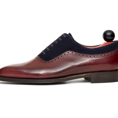 j fitzpatrick footwear collection 6 october 2016 broadmoor burgundy calf dark blue suede lpb last 01