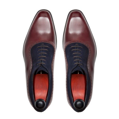 j fitzpatrick footwear collection 6 october 2016 broadmoor burgundy calf dark blue suede lpb last 02